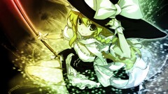 Anime anime girls touhou kirisame marisa