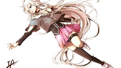 Anime anime girls vocaloid ia Simple Background