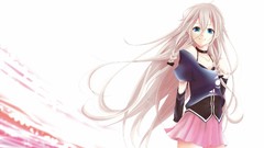 Anime anime girls vocaloid ia Simple Background