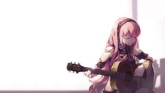 Anime anime girls vocaloid megurine luka detached sleeves