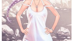 Anime anime girls white dress deviantart soft shading karanak