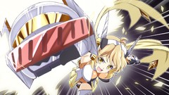 Anime anime girls yellow eyes senki zesshou symphogear hibiki