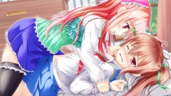 Anime anime girls yuri underwear twintails