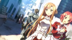 Anime anime girls yuuki tatsuya sword art online yuuki asuna 