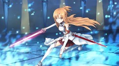 Anime armor Swords anime girls sword art online yuuki asuna