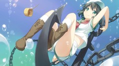 Anime artist anime girls school uniforms short hair touhou 