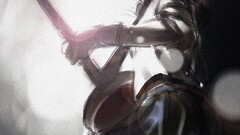 Anime artwork angel beats guitar anime girls musical instrument