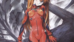Anime asuka langley soryu neon genesis evangelion