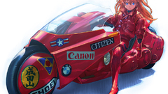 Anime asuka langley soryu neon genesis evangelion akira
