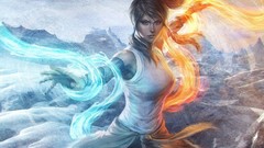 Anime Avatar anime girls korra fantasy art Avatar: The Legend 