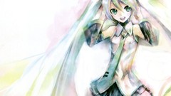 Anime backgrounds long hair hatsune miku vocaloid detached 