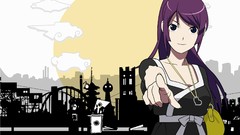 Anime bakemonogatari senjougahara hitagi