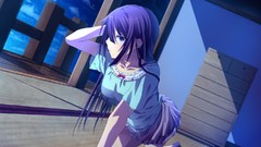 Anime bakemonogatari senjougahara hitagi ecchi monogatari-series