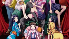 Anime bakemonogatari senjougahara hitagi oshino shinobu