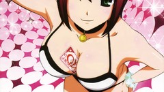 Anime bare shoulders illustrations Rio: Rainbow Gate!