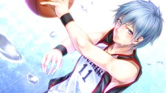 Anime basketball blue hair kuroko no basket kuroko tetsuya
