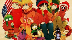 Anime basketball south park American Flag mice hamburgers stan 