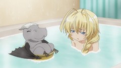 Anime bathing anime girls nyaruko Haiyore! Nyaruko-san