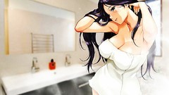 Anime bathroom anime girls