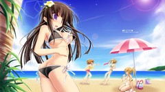 Anime Beaches akiyama mio k - on hirasawa yui tainaka ritsu 