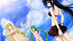 Anime Beaches anime girls bikini