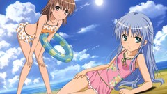 Anime Beaches anime girls misaka mikoto toaru majutsu no index 