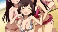 Anime Beaches saki bikini artwork Onjouji Toki Saki: Achiga-hen 