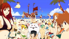 Anime Beaches uchiha sasuke bleach fairy tail kurosaki ichigo 