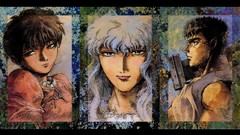 Anime berserk griffin Guts Casca