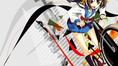 Anime Bicycles suzumiya haruhi the melancholy of haruhi suzumiya