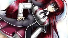 Anime big eyes long hair anime girls blue eyes redheads gremory 
