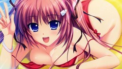 Anime bikini wardrobe malfunction