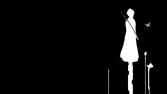 Anime black and white