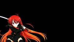 Anime black background school uniforms shakugan no shana shana 