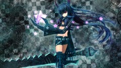 Anime black rock shooter Black Gold Saw
