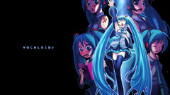 Anime black vocaloid hatsune