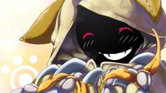 Anime blazblue taokaka smiling blush cat ears hoods