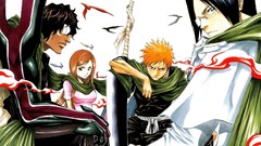 Anime bleach kurosaki ichigo inoue orihime Yasutora Sado Ishida 