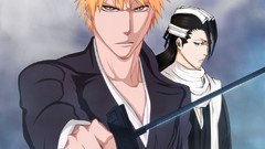 Anime bleach kurosaki ichigo Kuchiki byakuya anime boys 