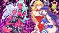 Anime blondes angels blue hair long hair anime girls blue eyes 