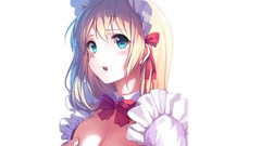 Anime blondes anime girls blue eyes