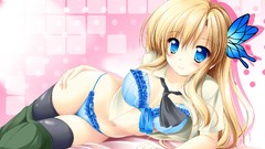 Anime blondes anime girls blue eyes boku wa tomodachi ga 