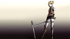 Anime blondes anime girls blue eyes shingeki no kyojin Annie 