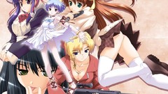 Anime blondes anime girls brunettes