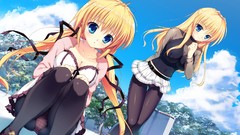 Anime blondes anime girls ecchi panties