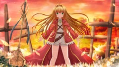 Anime blondes anime girls green eyes