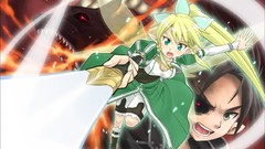 Anime blondes anime girls green eyes kirigaya kazuto sword art 
