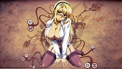 Anime blondes anime girls huge boobs Freezing (manhwa)
