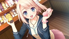 Anime blondes anime girls short hair game cg visual novels 