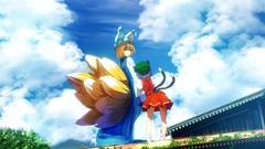 Anime blondes anime girls touhou yakumo ran